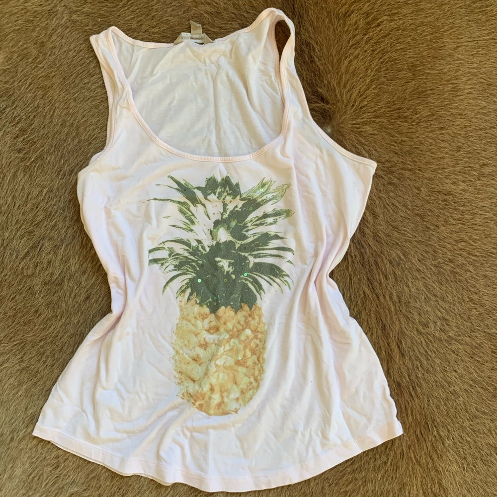 Banana Republic Pineapple Tank Top